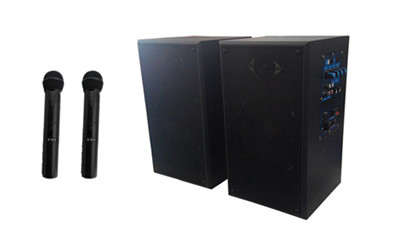 JF-509 one with two wireless microphone wall speaker